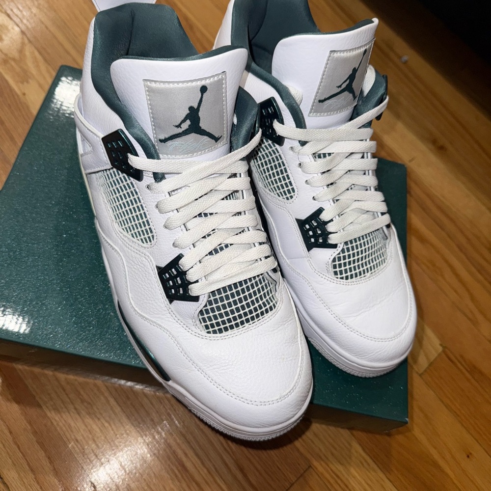 Jordan Air 4 Retro White and Green
